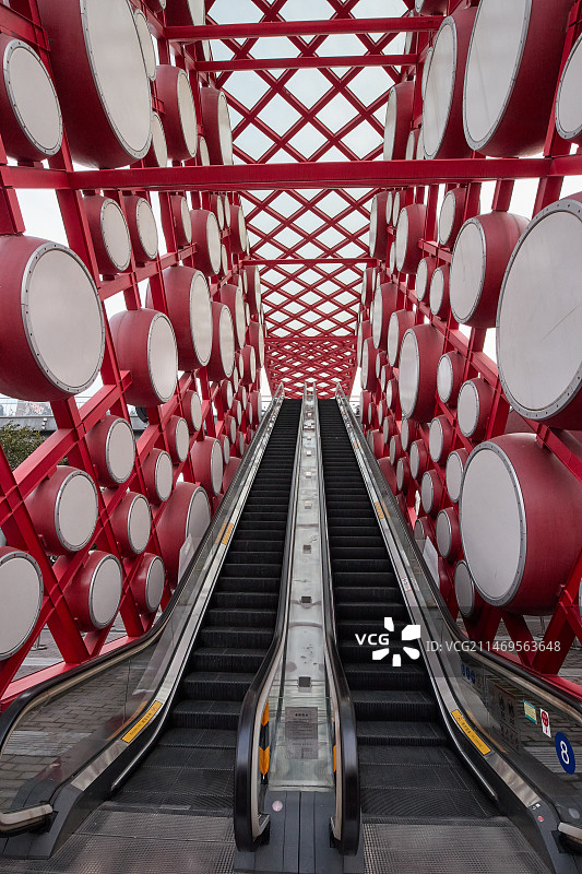 北京奥林匹克公园扶梯图片素材