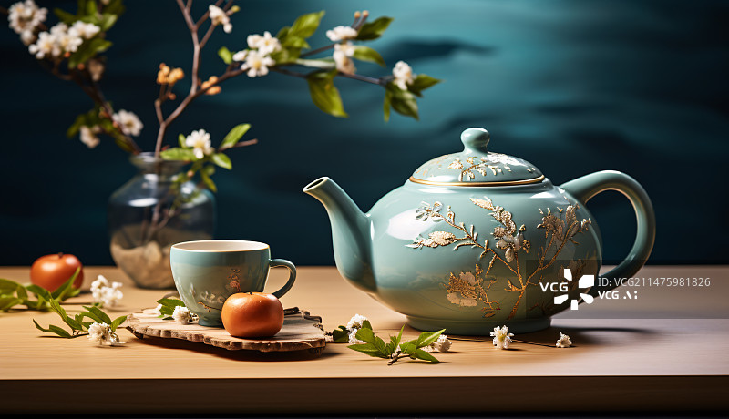 【AI数字艺术】茶文化传统中国文化图片素材