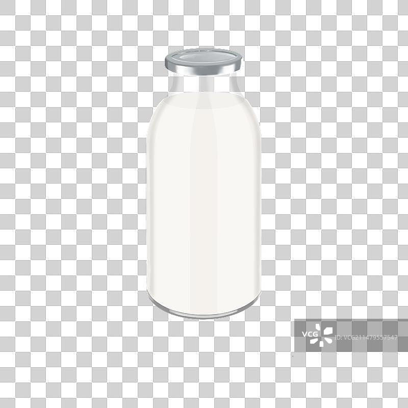 一瓶牛奶图片素材