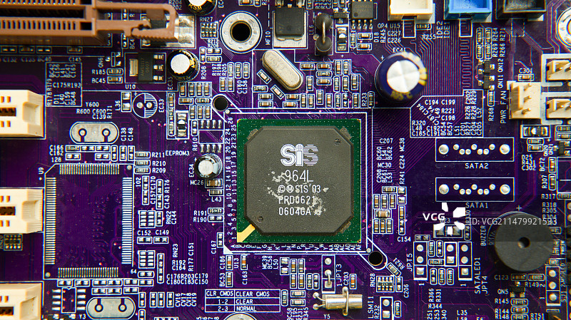 高科技电脑手机芯片主板线路图片素材