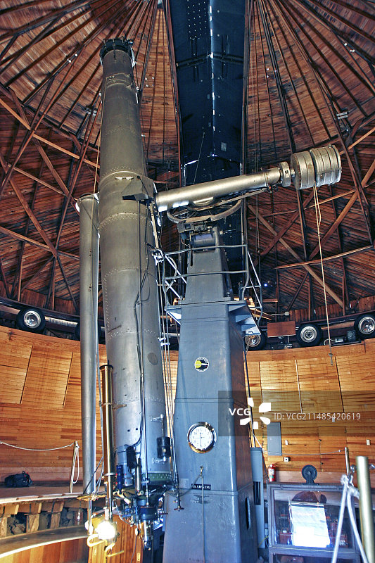 克拉克折射望远镜图片素材