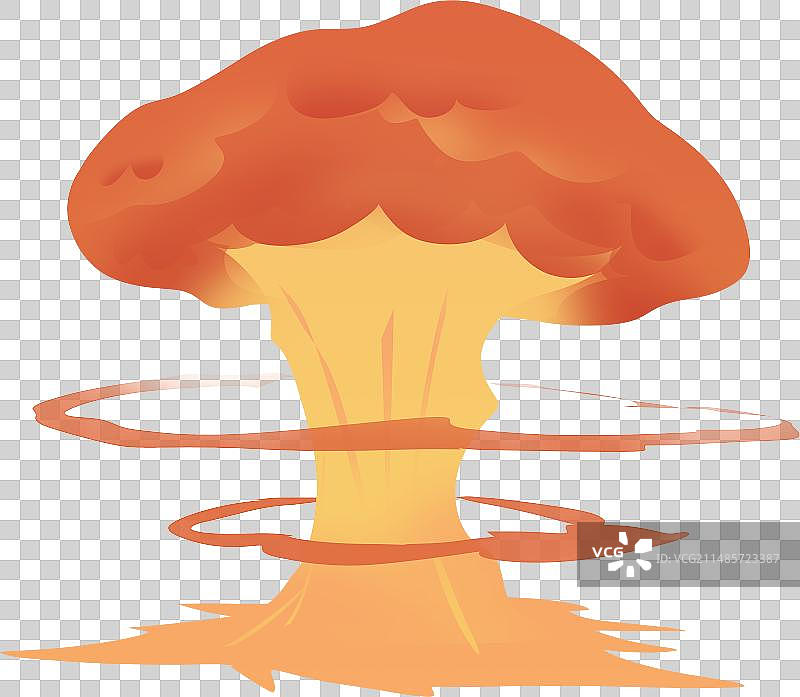 爆炸的核武器漫画元素图片素材