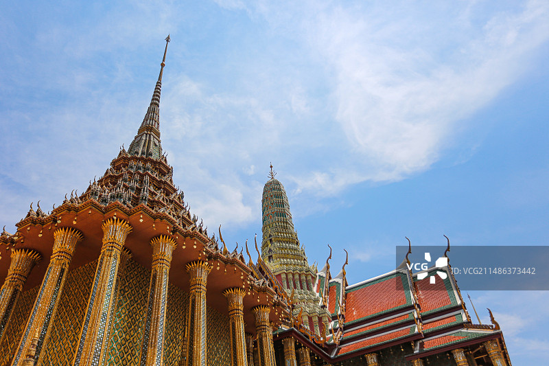 泰国曼谷大皇宫，曼谷，卧佛寺图片素材