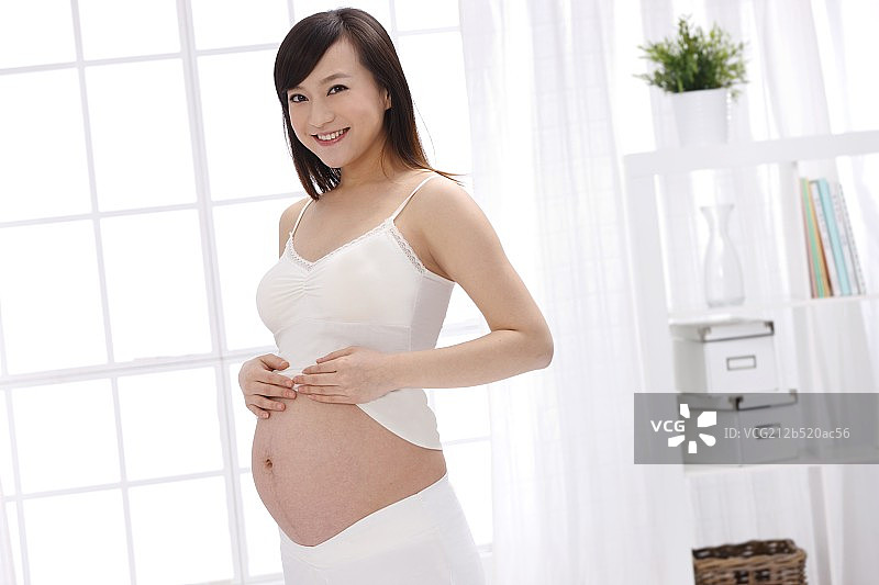 幸福的孕妇图片素材