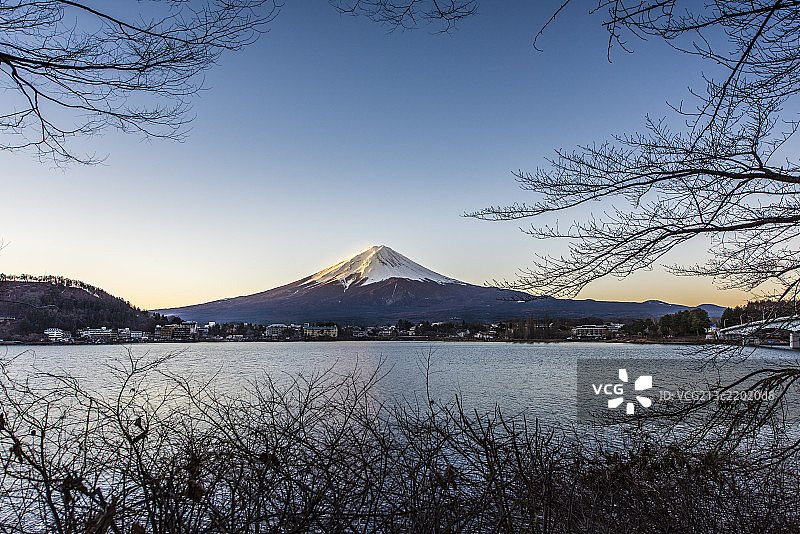 日本富士山风光图片素材