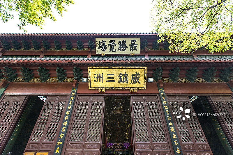 中国佛教寺庙建筑图片素材