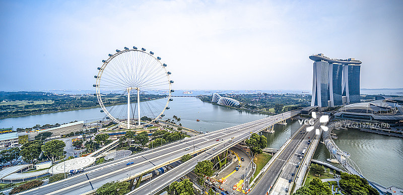 新加坡滨海湾风光图片素材