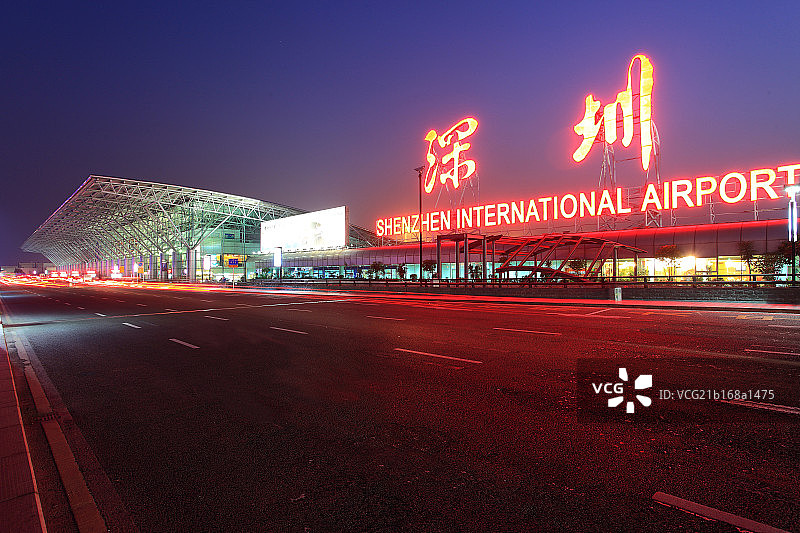 深圳机场道路图片素材