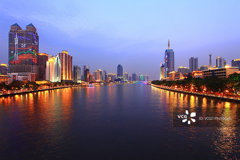 广州珠江两岸风光图片素材