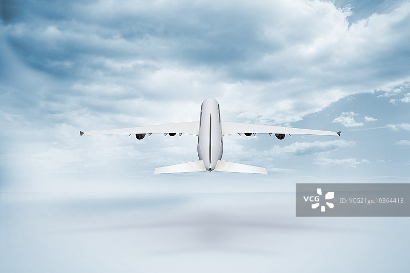 3D飞机起飞图片素材