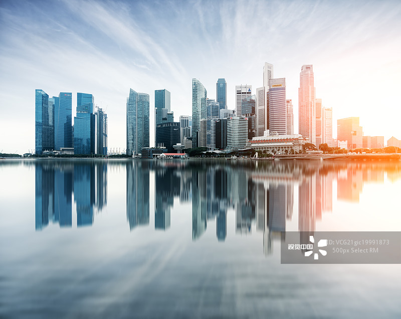 新加坡城市风光全景图片素材