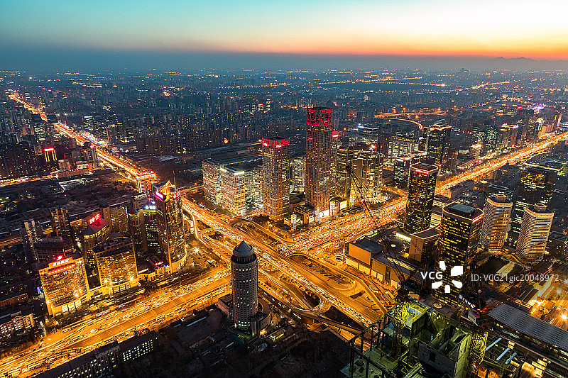 北京国贸城市风景图片素材