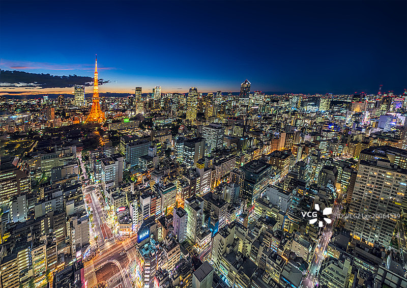 日本东京夜景图片素材