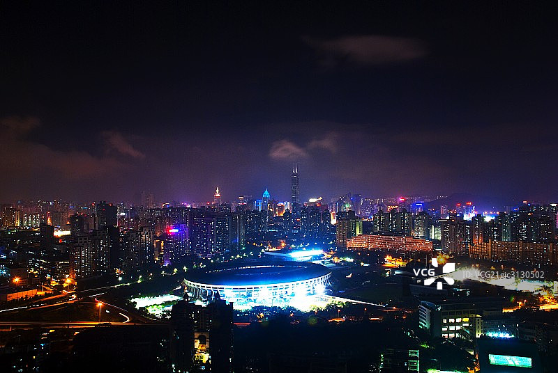 深圳夜景图片素材