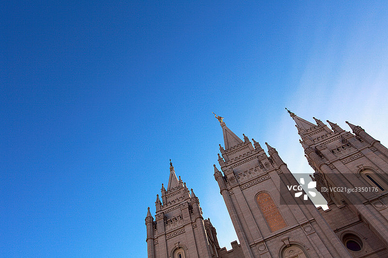Mormon Church in Salt Lake City图片素材