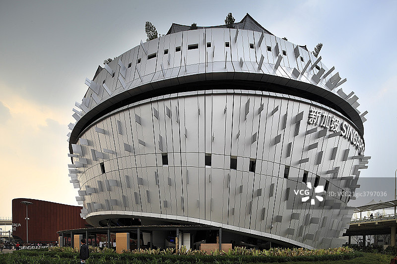 上海世博会建筑新加坡馆图片素材