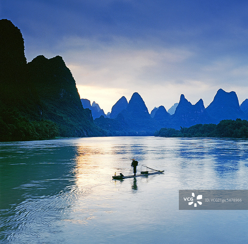 桂林山水风光日景图片素材