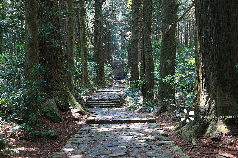 日本和歌山熊野老路图片素材