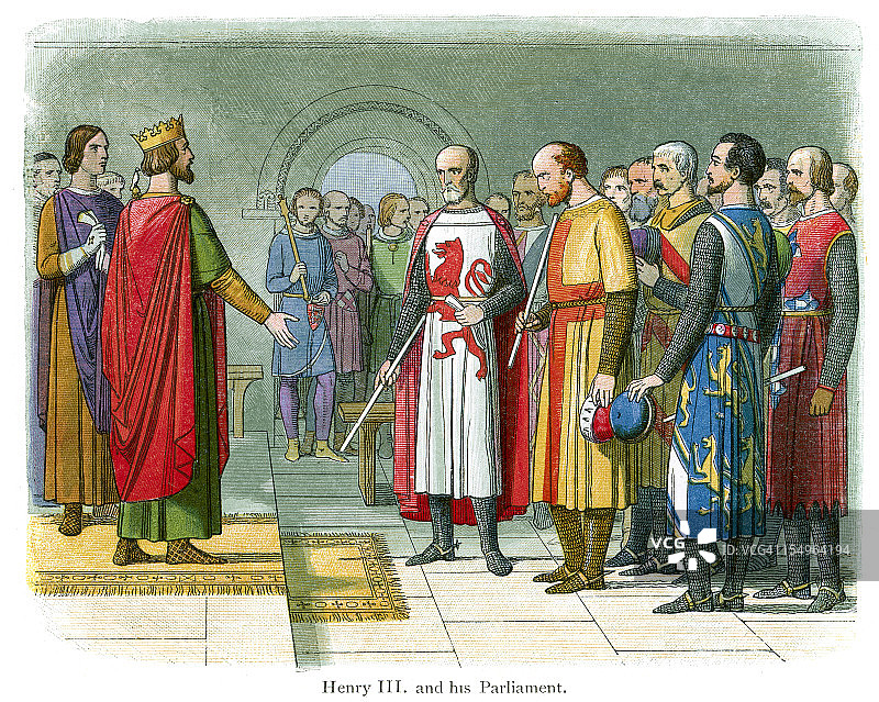 亨利三世国王和他的议会图片素材