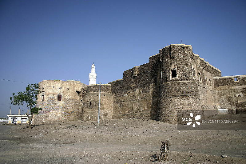 城堡在Zabid图片素材