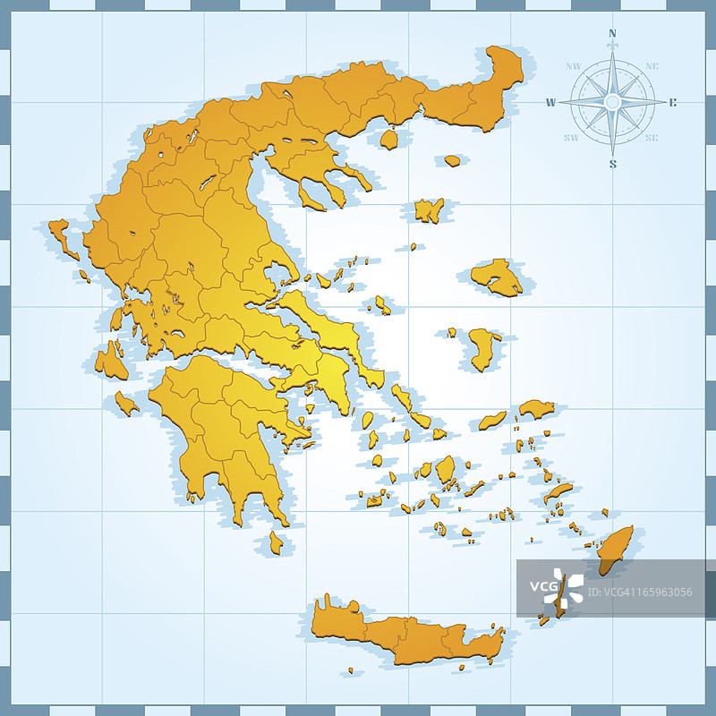 希腊复古的地图图片素材