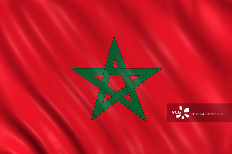 摩洛哥国旗图片素材