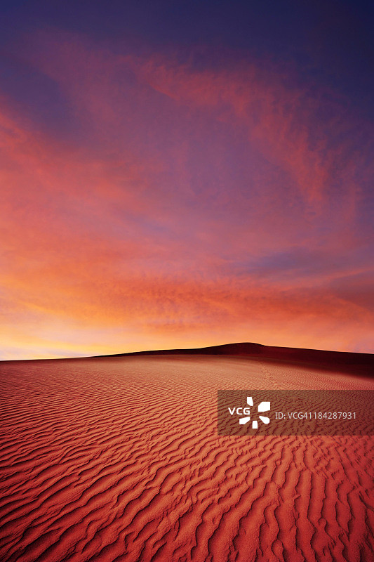 XL沙漠沙日落图片素材