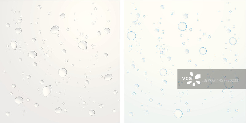 水滴和气泡图片素材