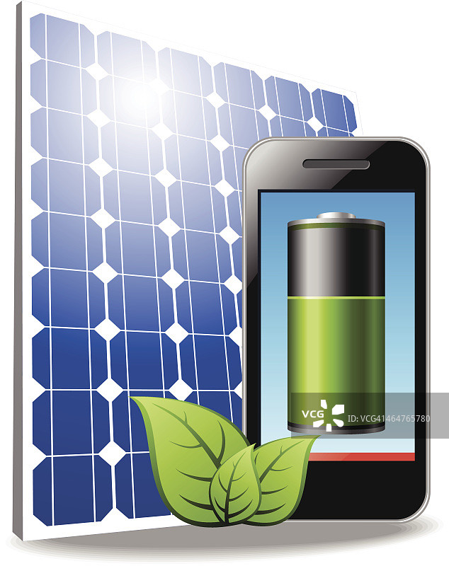 太阳能手机充电器图片素材