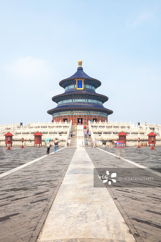 中国北京，天坛，祈祷大厅图片素材