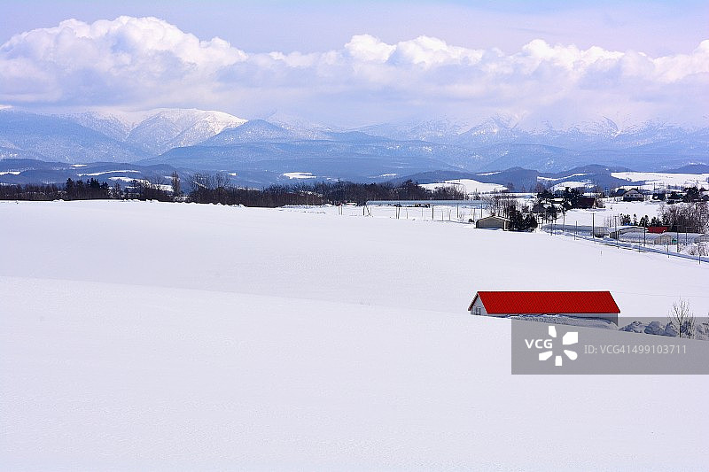 北海道的冬天图片素材