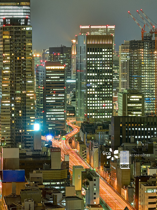 阪神高速公路路线图片素材