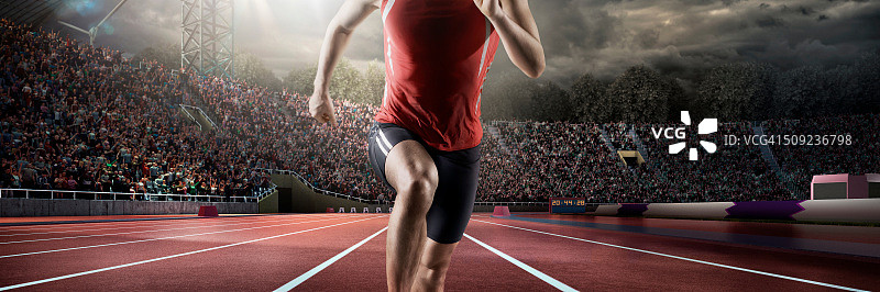 男运动员短跑图片素材