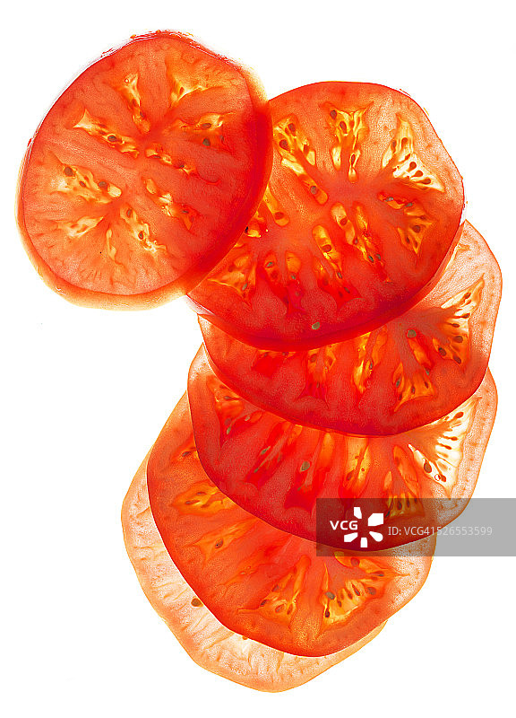 西红柿在白图片素材