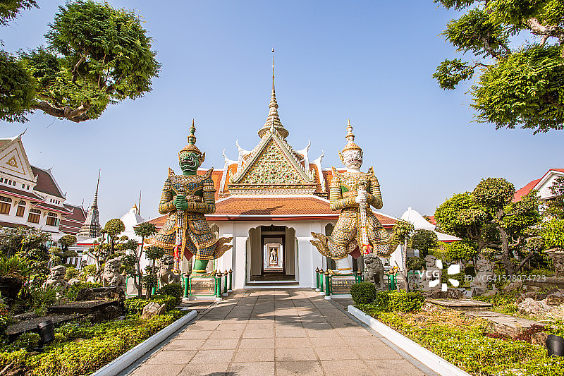 泰国曼谷，阿隆寺，圣职大厅图片素材