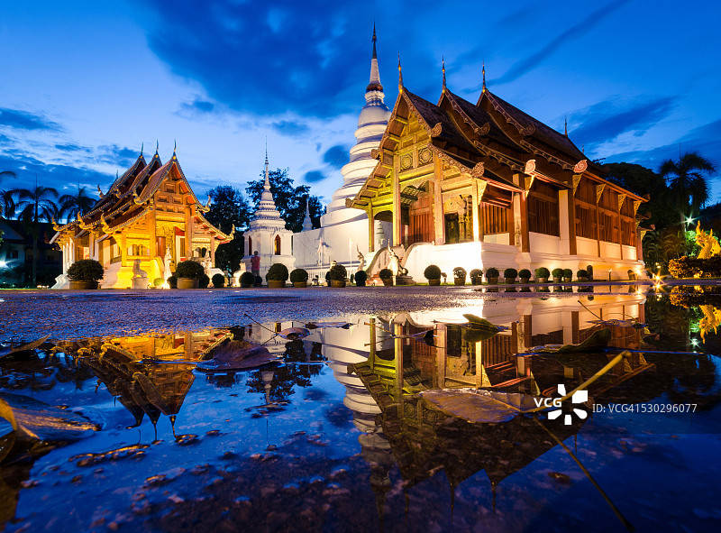 Phra Singh寺庙，清迈，泰国图片素材
