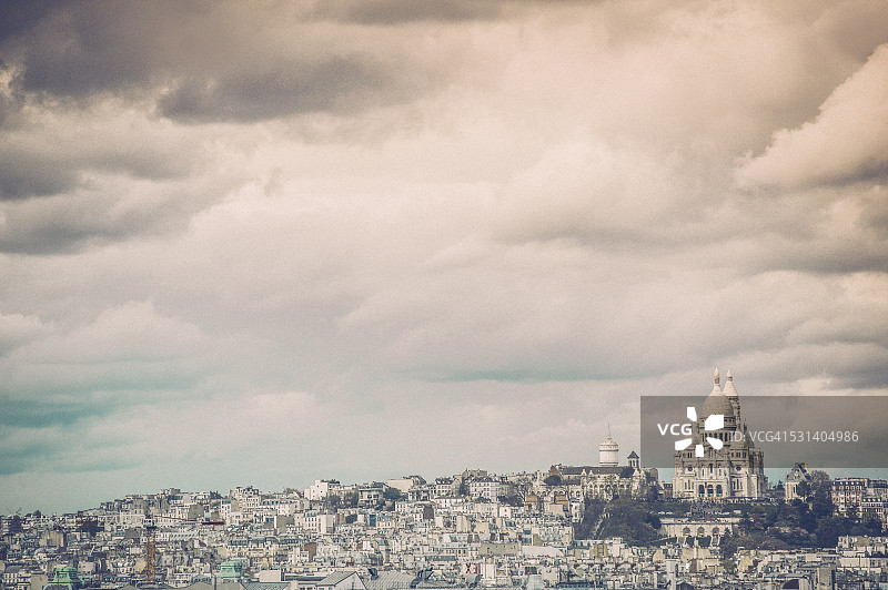 圣心，巴黎，法国图片素材