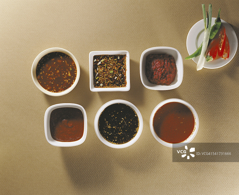 酱油，辣椒酱-红辣椒酱，韩国食品图片素材