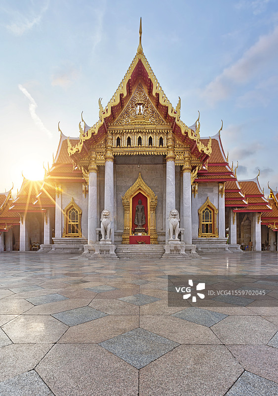 Wat Benchamabophit或大理石寺庙图片素材