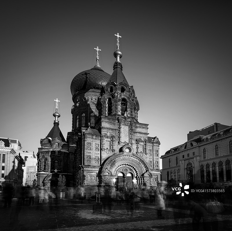 哈尔滨圣索菲亚教堂图片素材