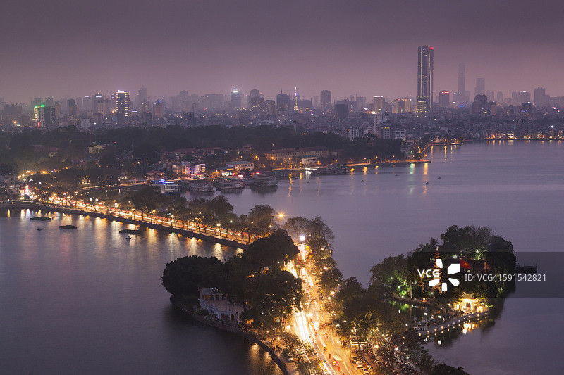 河内，由Tay Ho设计的高架城市景观图片素材