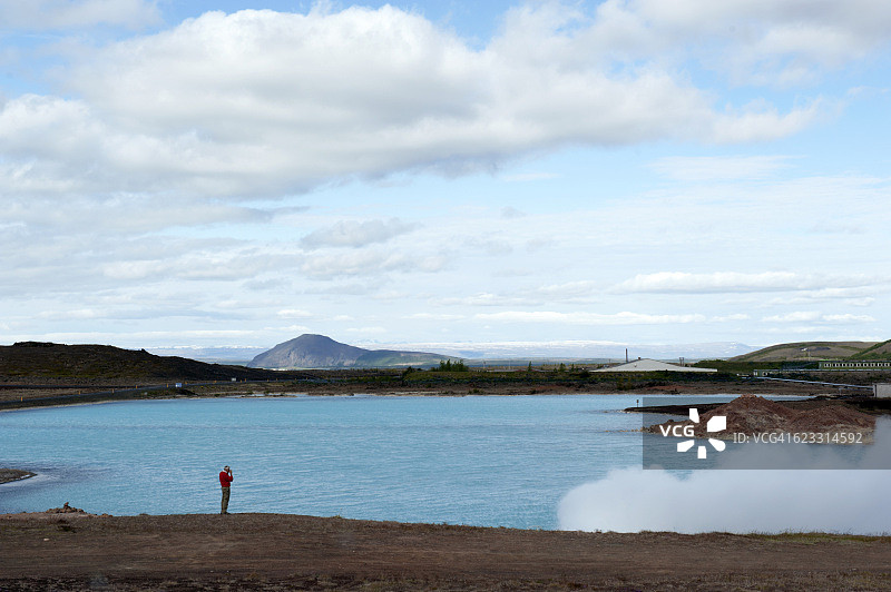 冰岛雷克雅里德地热发电站图片素材