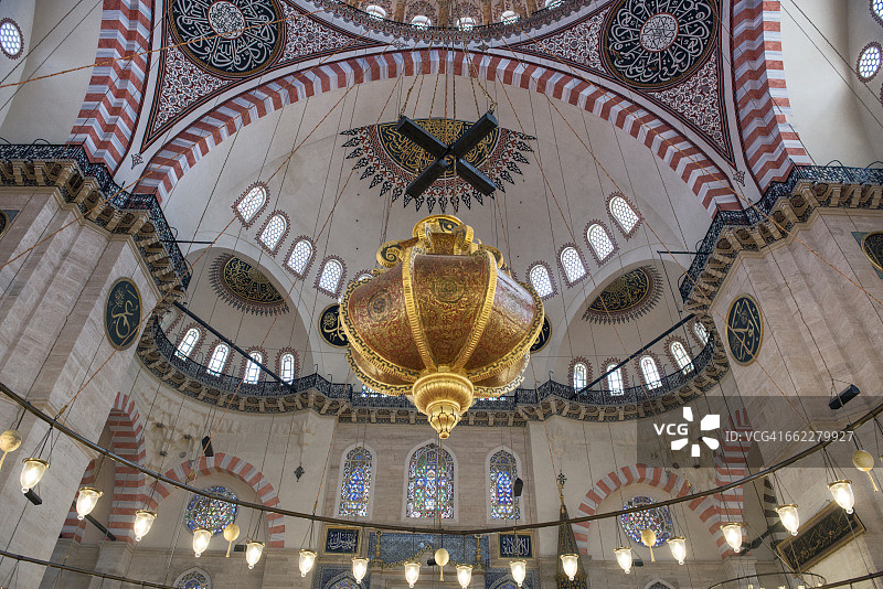 伊斯坦布尔苏莱曼清真寺和建筑群图片素材