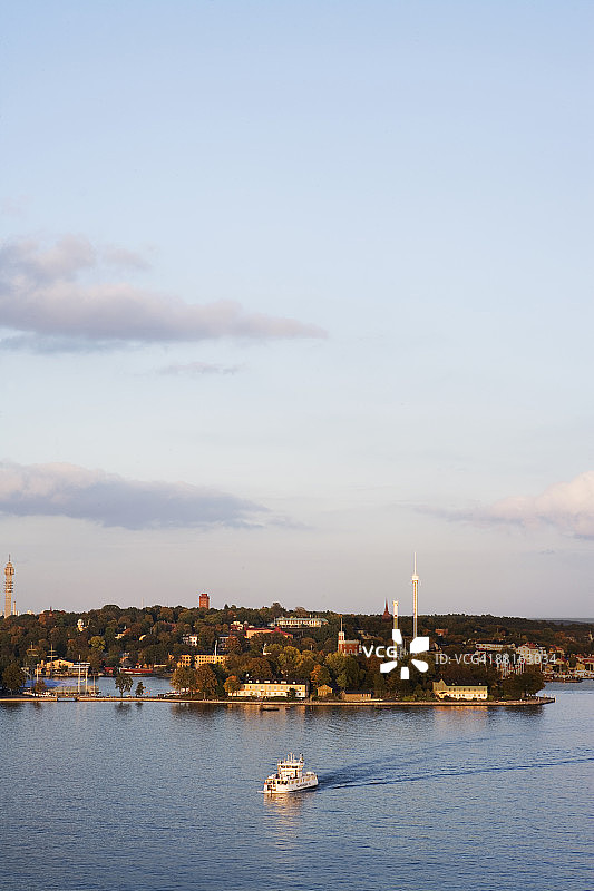 瑞典斯德哥尔摩Djurgarden。图片素材