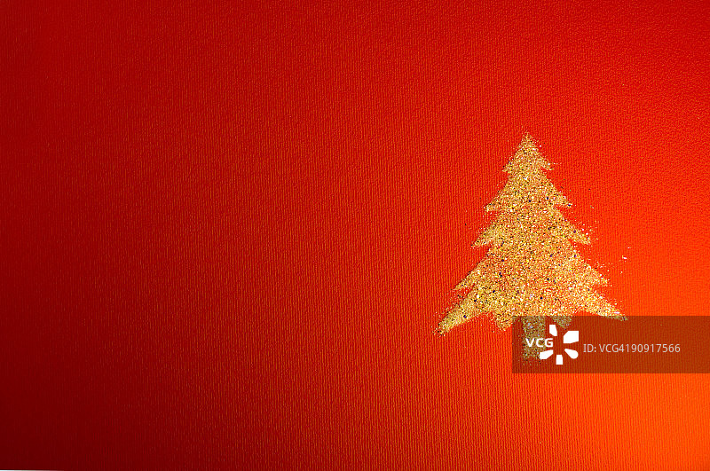 闪闪发光的圣诞树图片素材