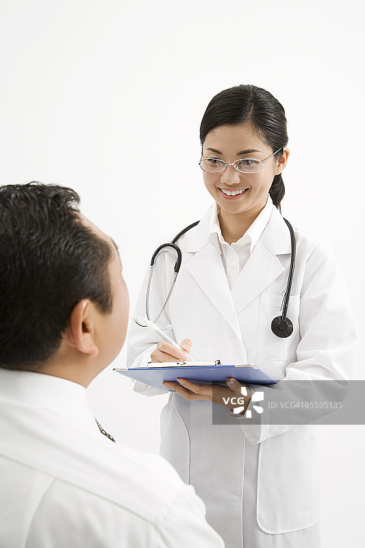 医生和病人谈话图片素材