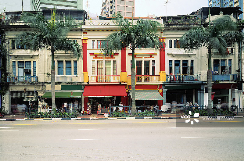 在新加坡唐人街图片素材