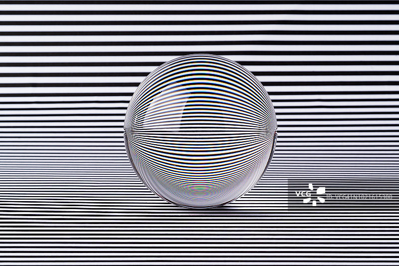 水晶球的错觉图片素材