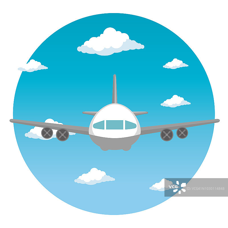 飞机飞行运输图标图片素材