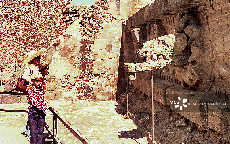 特奥蒂瓦坎的复古之旅图片素材